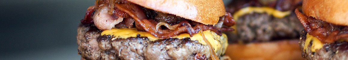 Eating Burger at Big V restaurant in Chatsworth, GA.